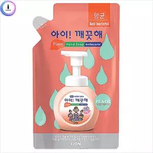 c13 아이깨끗해 리필 200ml 복숭아손세정제 핸드워시 클렌저 클렌져 거품 버블 펌핑