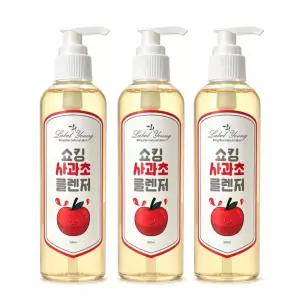 라벨영 쇼킹 사과초 클렌저 200ml 3개