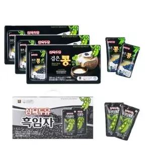 삼육두유 블랙푸드 세트 80팩 (검은콩칼슘 60팩+흑임자 20팩)
