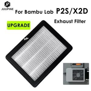 Bambu Lab P2s 배기 팬 챔버 청정기용 X2D P2s 배기 필터 활성탄 HEPA 구조 업그레이드 액세서리