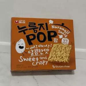 농심 누룽지팝 142g 8박스 글루텐프리 바삭바삭 달콤한맛 찹쌀
