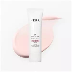 헤라 선크림 UV프로텍터 톤업 피치 수분 촉촉한 50ml BNS