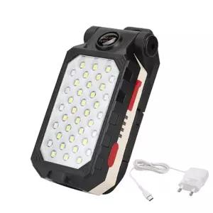 KJP  XMLT6 COB 충전식 LED 캠핑 야외 멀티 랜턴 조명등 작업등 W599아답터포함