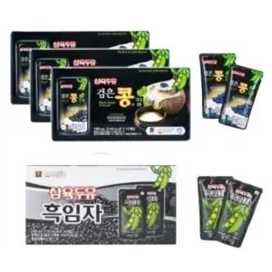 삼육두유 블랙푸드세트 총80팩 검은콩과칼슘 두유 3박스 60팩 +흑임자 두유 1박스 20팩