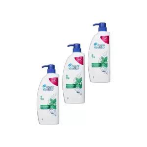 헤드앤숄더 머릿결 거품 데일리 퍼퓸 업소용 온가족 샴푸 쿨 멘솔 샴푸 850ml 3개