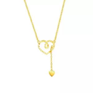 [삼성금거래소 MELORA] O컬렉션 24K 하트 Y체인 목걸이 5.625g