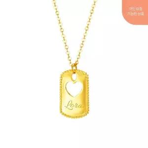 [삼성금거래소 MELORA] L컬렉션 24K 하트 투 하트 BABY 목걸이B 7.5g