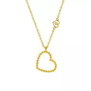 [삼성금거래소 MELORA] L컬렉션 24K 허그 하트 MOM 목걸이 7.5g