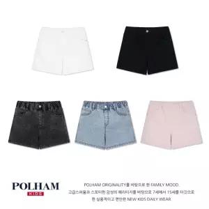 시그니처/여아) 3부 데님 숏츠(PKG2DH2013)