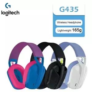 G435 LIGHTSPEED 무선 게이머 헤드셋 USB Bluetooth/2.4 G 연결 PC/PS용 내장 마이크 게임용 헤드폰