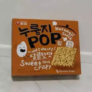 농심 누룽지팝 142g 8박스 글루텐프리 바삭바삭 달콤한맛 찹쌀