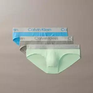 Calvin Klein Jeans 캘빈클라인 CALVIN KLEIN 남성 브러시드 마이크로 져지 멀티 힙 브리프 3팩 NB4122MTA