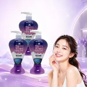 히말라야 핑크솔트 펌핑치약 바이옴 285g 3개