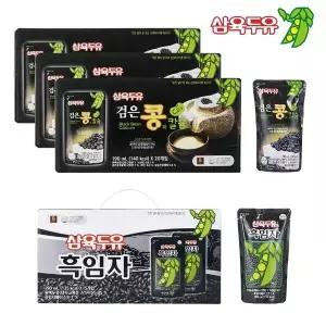 [하프클럽/삼육두유]삼육두유 검은콩과 칼슘 190ml 60팩+흑임자 190ml 20팩, 총80팩