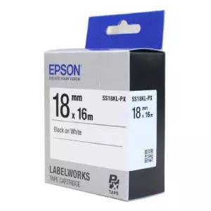 EPSON 라벨프린터리본(SS18K)백색 흑문자