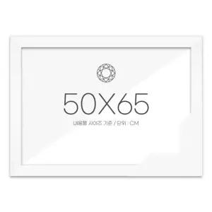 보석십자수 패브릭형 액자 50x65 고급형 우드 화이트