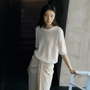 M12 [방송중2만+앱쿠폰2만] 26SS 펀칭 라인 스카시 벌룬니트 4종