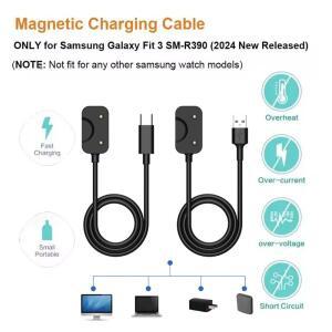 호환 갤럭시 호환 핏 3 SM-R390 충전기 USB-C 스마트 워치 교체용 케이블