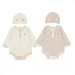 [롯데백화점]에뜨와 메니르바디수트모자SET 크림 베이지택1 07T517909/출산,신생아 백일선물