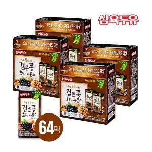 삼육식품 삼육두유 검은콩호두와아몬드 190ml x 64팩