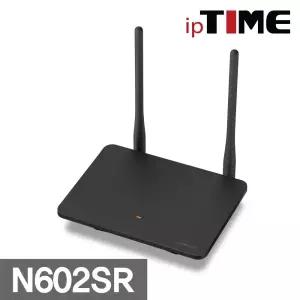 ipTIME N602SR 유무선공유기 300Mbps RTL8197F 칩셋인터넷 가정용 와이파이 WIFI 네트워크 회사 직장 확장
