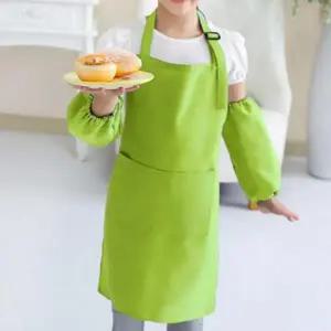 무지 앞치마 어린이앞치마 아동 어린이집 쉐프 모자 팔토시 키즈 풀세트