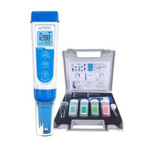 APERA 인스트루먼트 AI316 프리미엄 시리즈 PC60 5-IN-1 방수 PH /EC (전도성) /TDS (PPM) / 염도 (PPT) 온도. 멀티 파라미터 포켓 테스터 키트 IXM