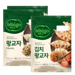 비비고 왕교자 1.05kg 2개 + 김치왕교자 1.05kg 1개
