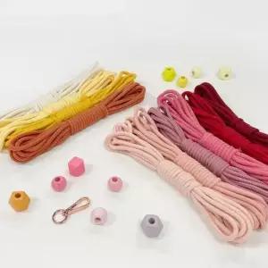 파이핑끈 가방실 소분실 우동끈 마크라메 뜨개실 5mm