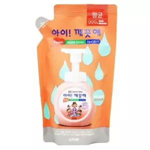 아이깨끗해 항균손세정제 핸드솝 폼핸드솝 폼 항균 리필200ml-복숭아향