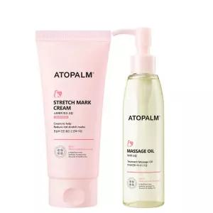 아토팜 매터니티 스트레치 마크 크림 150ml+마사지 오일 120ml/임신축하선물 추천