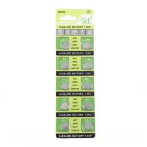 [mlUuvb_67]배터리 시계 10알 AG7 LR927 395 T498-7