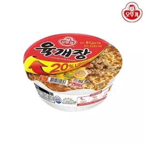 [하프클럽/]오뚜기 육개장 사발면 104g 24개