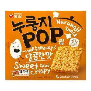 농심 누룽지팝 달콤한 맛 142g X 8개