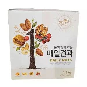 둘이함께먹는 매일견과 20g X 60봉