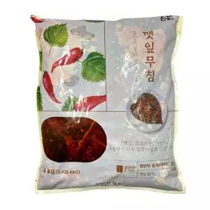 (냉장) 반찬단지 깻잎무침 4kg