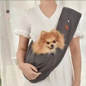 견 이동용 여행용 이동가방 고양이 슬링백 산책 강아지 가방 애완 동물 외출용 반려 포대기