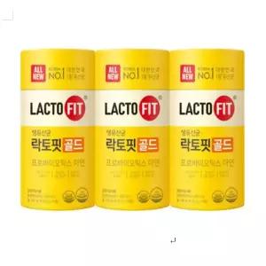 락토핏 골드 50포 3통(150일분) All New 리뉴얼 보장균수 40억CFU