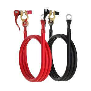 Car Battery Cle Extender 2-Piece Heavy-Duty Copper Terminals Automotive Replacement for Marine Golf