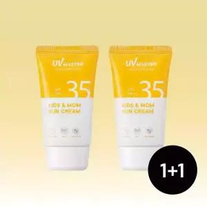 [2개]유브이 마스터 키즈 앤 맘 선크림 45ml
