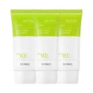 싸이닉 엔조이 세이프티 마일드 선크림 무기자차 SPF50+ PA++++ 50g 3개