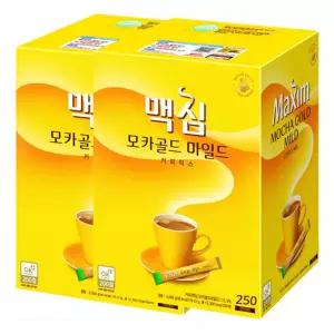맥심 모카골드 커피믹스 500T(250Tx2개)