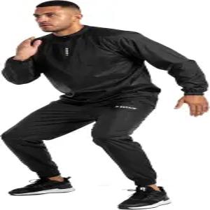 남성 상의와 하의를 위한 BOXRAW 리니어 프로 사우나 수트 논 립 체중 감량 트레이닝 복싱 MMA 짐