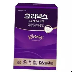 크리넥스 보습 에센스 로션각티슈 3겹 미용