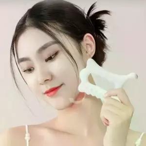 얼굴 및 몸용 - 비세라믹 괄사 마사지 도구 휴식 미용 마사지기 인체공학적 다용도 휴대용 보드