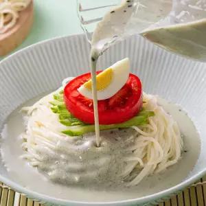 쫄깃한 서리태 콩국수 6인분(생면6+콩가루6)