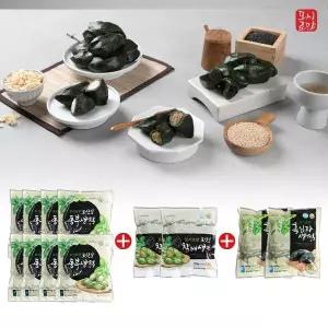 모시로만 生 모싯잎 떡 송편 120개 (동부8봉+참깨 2봉+흑임자 2봉)