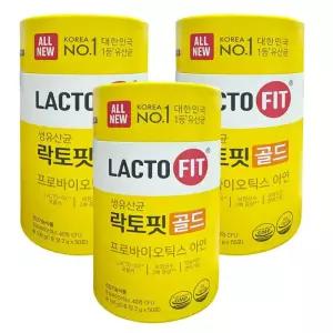 [종근당건강]  락토핏 생유산균 골드5X  온가족유산균 2g x 50포 3통 -SDL-