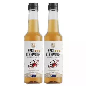 홍영의 붉은 대게 백간장 500ml 2개 영덕 어간장