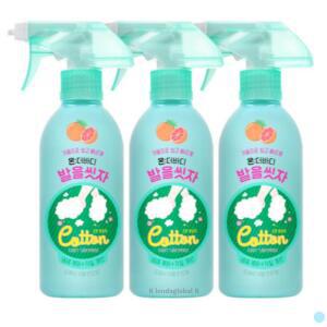 온더바디 코튼풋 발을씻자 풋샴푸 자몽향 385ml 3개